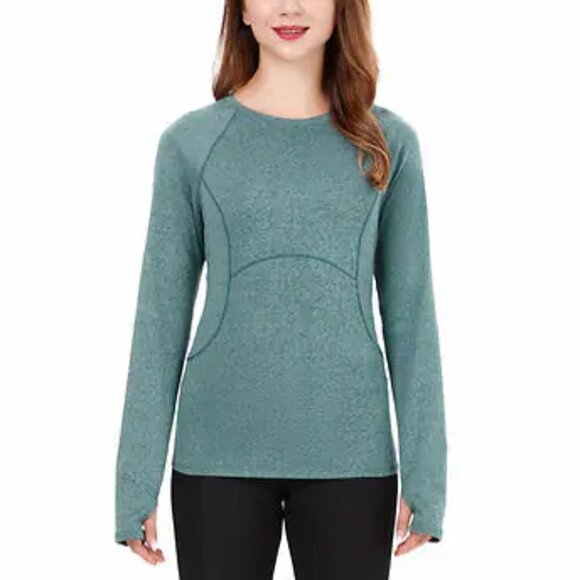 NEW Spyder Long Sleeve Active Top | Green - Picture 1 of 9
